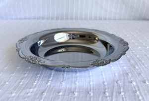 Magnifique plateau de service ovale en argent, couleur argent, personnalisé, pour le thé et le café, idéal pour les mariages et les réceptions. - Product Image 4