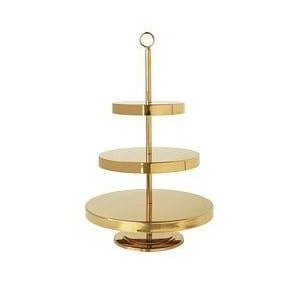 Gold Multiple Tier Cake Stand Aluminium Metal cake stand - Product Image 4