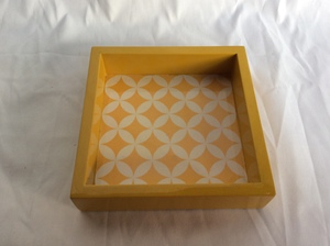 Modern Lacquer Square Tray Durable Handmade Decorative Serving Tray For Mother Day small tray for Odds and ends - Product Image 3