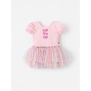 Vestido de Ballet con Cintas de Arcoíris para Niñas OZKIZ, Moda Infantil Coreana para Todas las Temporadas, de 2 a 7 Años, Venta al Por Mayor - Product Image 1