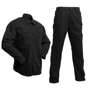 Chaqueta Bomber IBS al por Mayor, Cuello de Forro Polar, Negra, Poliéster/Algodón, Unisex, Reflectante, Cortavientos para Guardias de Seguridad, Chaquetas de Invierno - Product Image 5