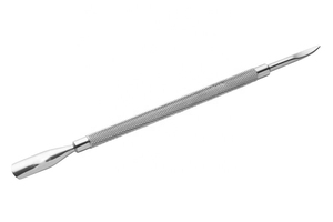 Pousse-cuticules professionnel en acier inoxydable, outil de nettoyage des ongles à double extrémité pour manucure et pédicure - Product Image 2