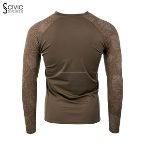 Rash Guards Alta calidad BJJ MMA Hombres Rashguard Diseño Manga larga Hecho profesional Precios al por mayor - Product Image 6