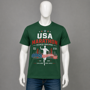 Camiseta Verde Unisex de Cuello Redondo y Manga Corta, Estilo Formal, de Algodón Ecológico, 180g, Corte Regular, con la Frase 'La Libertad No es Gratuita' - Product Image 5