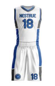 Ensemble d'uniformes de basketball imprimés en sérigraphie, maillot et short personnalisés, respirant, séchage rapide, léger, 100 % polyester, antibactérien - Product Image 2