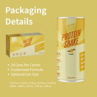 [Échantillon] Formule de boisson personnalisée, riche en calories, MRE RTD, substitut de repas pour adultes, boisson protéinée liquide orale, 22 g de protéines