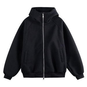Sweat-shirt à capuche intégral pour homme, streetwear tactique, sweat-shirt surdimensionné avec fermeture éclair, sweat-shirts grande taille - Product Image 5