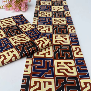 Trendy Mozambique African Wax Print & Ankara 100% Cotton Twill Fabric for Boys Clothing Production - Product Image 1
