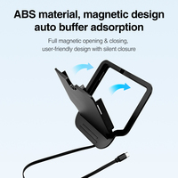Boîte de rangement pour accoudoir standard Tesla Model Y, organisateur de confidentialité pour la console centrale avec chargeur ABS, accessoires Tesla, boîte de rangement intérieure