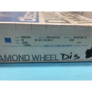 Disque de meulage diamanté Disco DRSB2001, 650-0101102 - Équipements et pièces semi-conductrices de renommée mondiale à la fois fiables et durables - Product Image 3