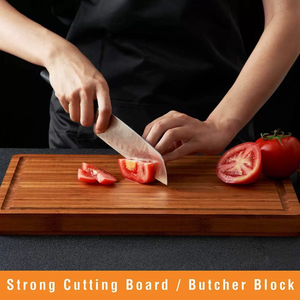 Planche à découper artisanale en bois d'olivier avec poignée, grain naturel, planche de service et de découpe écologique, planche à fromage pour la cuisine - Product Image 2