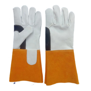 Heat Electric Resistance Welding Gloves Cheap Working Personalized Comfortable Leather Cut Resistance Tig Welding Gloves - Product Image 3