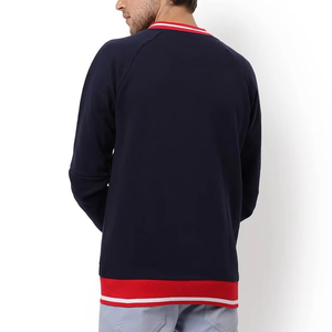 Chaqueta Varsity para Hombre, Diseño Color Block, Cierre de Cremallera, Corte Ajustado Informal, Poliéster y Algodón, para Otoño - Product Image 2