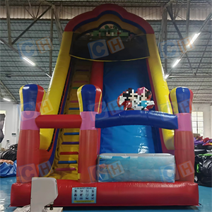Nhà máy ngoài trời trò chơi bơm hơi cho trẻ em <span class=keywords><strong>Mickey</strong></span> <span class=keywords><strong>Mouse</strong></span> Inflatable trượt lâu đài nhảy để bán nhà bị trả lại thương mại - Product Image 5