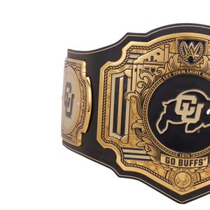 เข็มขัดแชมป์ CU Boulder Go Buffs แบบปรับแต่งได้ เข็มขัดกีฬาระดับพรีเมียม รางวัลคุณภาพสูงสำหรับแฟนๆ และนักสะสม CU - Product Image 4