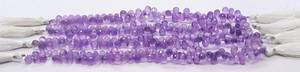 AAA Natural Pink <b>Amethyst</b> Faceted Teardrop Shape Beads 5x7 to 6x8 MM <b>Amethyst</b> Gemstone Drop Beads 8 Inch Strand <b>Amethyst</b> Beads - Product Image 5