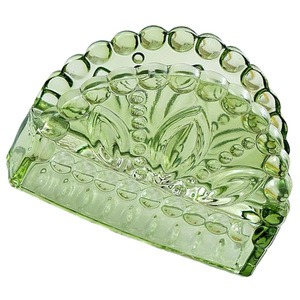 Porta Servilletas Cuadrado de Resina Verde Hecho a Mano, Decorativo y Ecológico para Mesa de Comedor, Portátil - Product Image 2