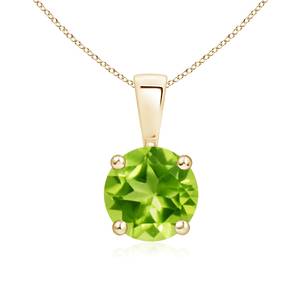 Trendy Wholesale Rhaya Jewels Sterling Silver Rhodium Plated Cut <b>Peridot</b> Solitaire <b>Pendant</b> Handmade Minimalist Everyday Wear - Product Image 3
