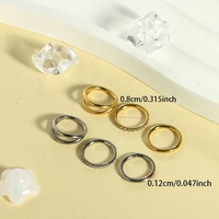 Anneau de piercing multifonctionnel en titane F136 pour septum nasal, lot de 3 anneaux de piercing nasal, vente en gros