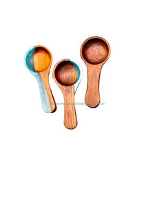 Cuillères en résine faites à la main, ustensiles de service décoratifs pour la cuisine - Product Image 3