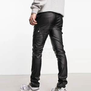 Custom Made Mens <b>Pants</b> Design Your Own Men Leather <b>Pants</b> Winter Waterproof Men Leather <b>Pants</b> - Product Image 2