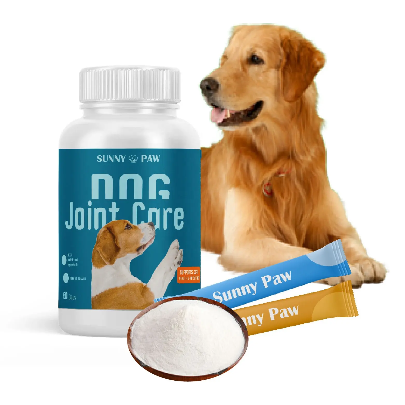 UC2 Gastrointestinal Suplemento Pó para Animais Rico em Vitaminas e Minerais Promove Apetite e Cuidados de Saúde para Cães e Gatos