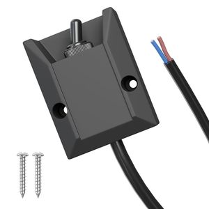 Interruttore a Levetta Impermeabile 12V 30A per Impieghi Gravosi, SPST ON/OFF, 2 Pin, Interruttore a Bilanciere con Fissaggio, Cavo da 2 Piedi, Interruttori Auto Cablati - Product Image 1