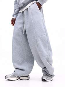 Pantalon de survêtement pour femme avec logo personnalisé, coupe décontractée, en molleton, style streetwear décontracté, pantalon de détente, marque privée, vente en gros, OEM - Product Image 1