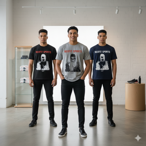 เสื้อยืดแขนสั้นผู้ชาย พิมพ์ลายสกรีน โอเวอร์ไซส์ ผ้าฝ้ายหนา สตรีทแวร์ พิมพ์ลายสกรีนตามสั่ง ทรงไหล่ตก - Product Image 6