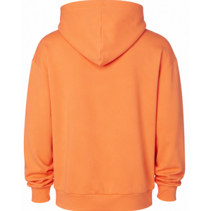 Sweat-shirt à capuche mi-lourd 280 g/m² pour homme, couleur melon, en molleton de coton premium, style streetwear décontracté, logo personnalisé OEM ODM - Product Image 2