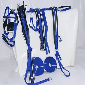 Cómodo arnés de tela con forro de piel suave para caballos, juego de arnés ligero y ajustable para mayor comodidad y control - Product Image 2