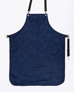Capa de Peluquería de Poliéster con Cintura Ajustable, Delantal Negro para Barbería - Product Image 6