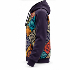 Professional Sublimated Fleece Pullover <b>Hoodie</b> 100% Polyester Men's Winter Athletic Lifestyle Garment Custom Artwork Hoodies - Product Image 5