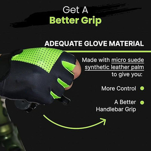 Best Performance Half-Finger Cycling Gloves Synthetic Leather Amara Breathable Sports Gloves for Racing Casual Outdoor - Product Image 6