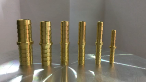 Conector/Acoplador de Latón Pulido de Baja Presión para Manguera, Tipo Espiga, 1/4" Espiga x 1/4" Espiga, Adaptador/Acoplador para Tubería - Product Image 5
