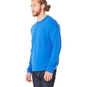 Sudadera Unisex BELLA+CANVAS con Hombros Caídos, 100% Algodón Felpa, Ecológica, para Invierno, con Logotipo de la Marca en el Cuello, Estilo Casual - Product Image 4