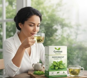 Bolsitas de Té de Menta Premium, Mezcla Herbal de Menta sin Cafeína, Sabor Refrescante, Té Relajante para el Bienestar Diario, Venta al por Mayor - Product Image 2