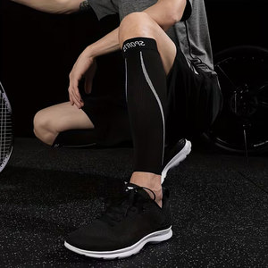 Deux paires de manchons de compression pour la course à pied - Manchons de soutien du mollet pour hommes et femmes, conçus pour un confort optimal et une ajustement parfait - Product Image 4