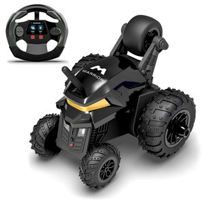Voiture télécommandée Mirana à rotation 360 degrés |   Véhicule télécommandé haute vitesse Warrior |   Jouet rechargeable USB Type-C pour enfants - Product Image 1