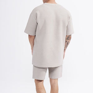 Ensemble de survêtement streetwear deux pièces personnalisé pour femme, coupe-vent, veste courte, 100% coton respirant, patchwork, fermeture éclair, nylon, polyester - Product Image 5