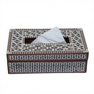 Natural Camel Bone Hot Custom Design <b>Floral</b> Printed Design Handmade Bone Inlay Tissue Paper <b>Box</b> Wholesale Exporter - Product Image 1