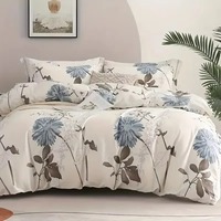 Parure de lit en coton 400TC hypoallergénique au toucher doux, 6 pièces, tailles surdimensionnées, résistante à l'eau, personnalisable
