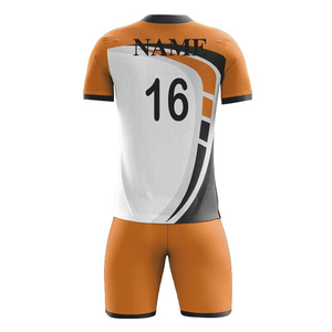 Divisa da Calcio Unisex 100% Poliestere ad Asciugatura Rapida, Manica Corta, Design Personalizzato con Logo, Nome del Marchio Personalizzato, Fusione Senza Cuciture - Product Image 3