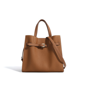 Nuevo Bolso Tote Casual para Mujer, de Cuero Vacuno Genuino, con Cierre de Cremallera, Gran Capacidad de 20-35L, Bolso Cruzado de Alta Gama - Product Image 1
