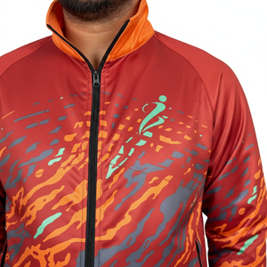 Chándal personalizado de diseño ajustado para hombre con cremallera completa, chándal deportivo para hombre, chándal para correr 100% de alta calidad. - Product Image 6