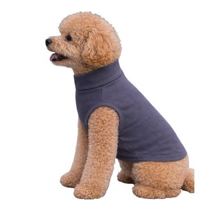 เสื้อยืดกันแดดสำหรับสุนัข สีเทาเข้ม น้ำหนักเบา ป้องกันรังสียูวี เสื้อสำหรับสัตว์เลี้ยงฤดูร้อน เนื้อผ้านุ่ม ยืดหยุ่น ระบายอากาศได้ดี เสื้อผ้าสำหรับสุนัขแบบเย็นสบาย - Product Image 3