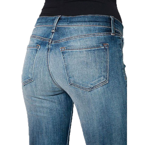 Custom Brand Skinny <b>Women</b> Long Length Denim Pants Best Selling Female Streetwear <b>Jeans</b> Pants - Product Image 6