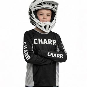 ชุดเสื้อเจอร์ซีย์มอเตอร์ครอส MX คุณภาพสูงสำหรับผู้ชาย ระบายอากาศได้ดี แห้งเร็ว ผลิตจากผ้าสแปนเด็กซ์/โพลีเอสเตอร์ รับสั่งพิมพ์ลายตามแบบ บริการ OEM - Product Image 4