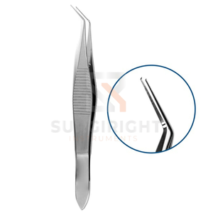 คีมโค้งสำหรับการผ่าตัดกระจกตาแบบแคปซูลโรเฮซิส ยี่ห้อ Utrata สำหรับการผ่าตัดต้อกระจก  ผลิตจากสแตนเลสสตีล ได้รับมาตรฐาน CE และ ISO  คู่มือการใช้งาน - Product Image 3