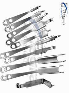 Ensemble de rétracteurs de hanche chirurgicaux Tegra de qualité supérieure, 10 pièces, instruments de chirurgie orthopédique, kit chirurgical en acier inoxydable, CE ISO - Product Image 2